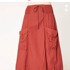 XCVI Moro Bubble Skirt, Mahogany size small.  NWT